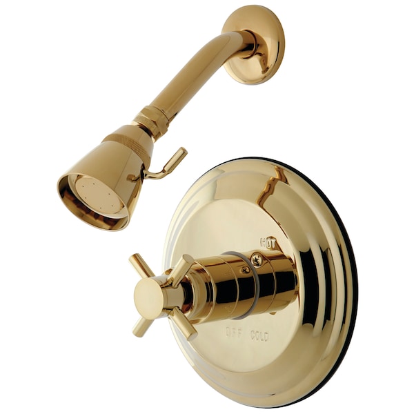 Tub Shower Faucet (Tub Spout Not Included), Polished Brass